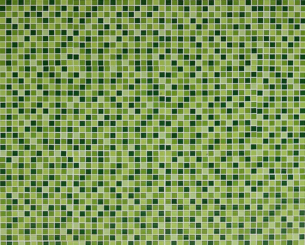 Verde della parete piastrelle di mosaico — Foto Stock