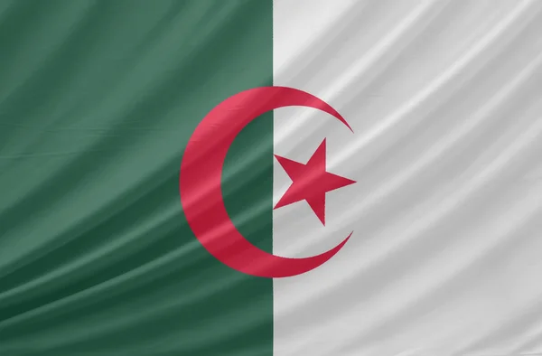 Flagge von Algerien — Stockfoto