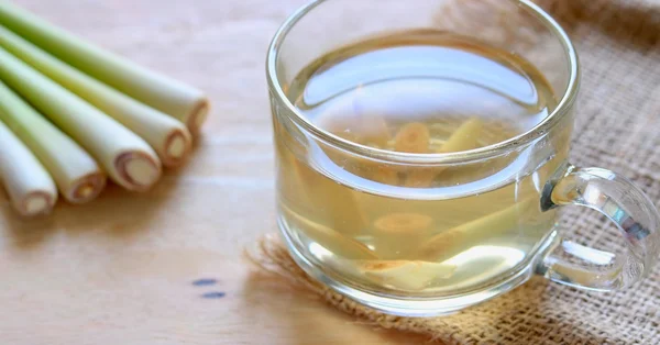 Thai herbal drinks, Lemon grass water — Stock Photo, Image