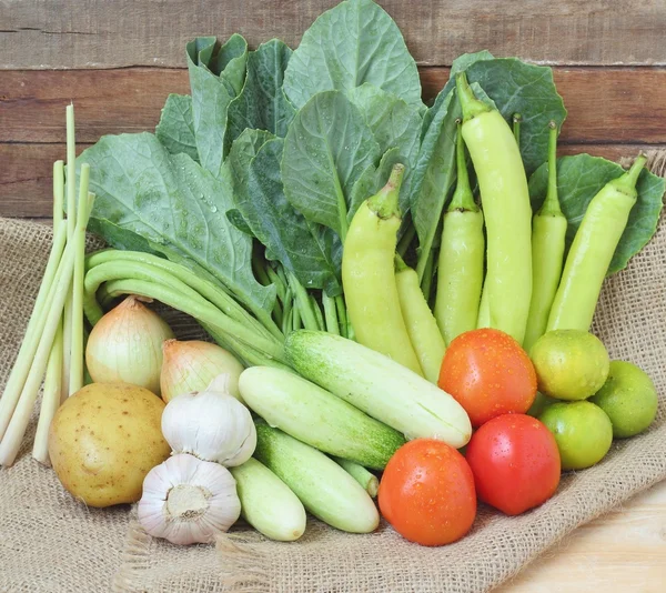 Fondo de alimentos saludables de verduras —  Fotos de Stock