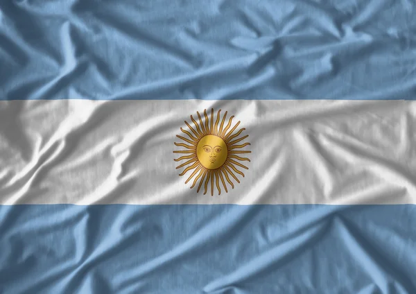 Textur der Flagge Argentiniens — Stockfoto