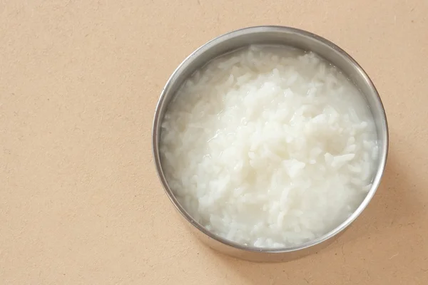 Papilla o arroz hervido — Foto de Stock