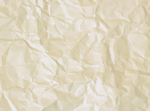 Papel amassado, papel branco — Fotografia de Stock
