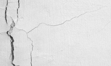 Kırık duvar eski siyah beyaz duvar dokusu