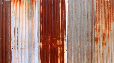 eski paslı çinko galvanizli. doku arka plan