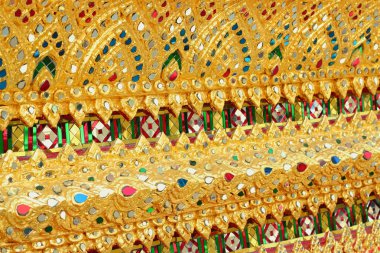 renkli mozaik desen Tapınağı'nda