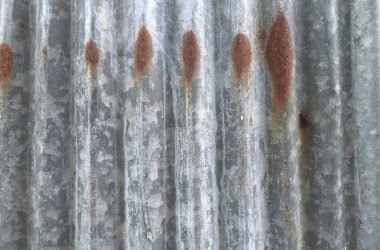 eski paslı çinko galvanizli. doku arka plan