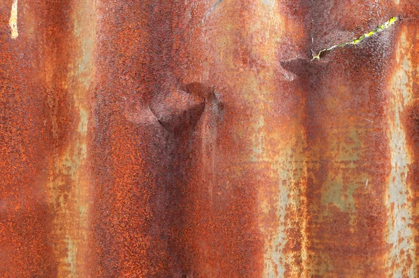 Oude zink. oude roestige zink. oude roestige zink plat muur. zink muur. roestige zink grunge textuur — Stockfoto