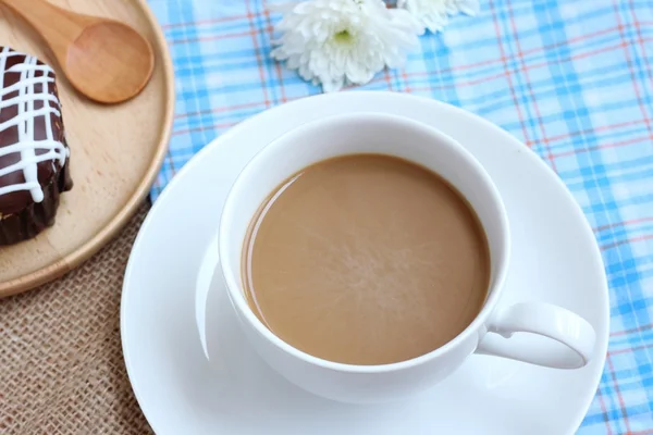 Coffee cup of sweet time — Stock Photo, Image