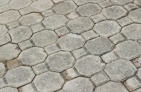 patterned paving tiles, cement brick floor background