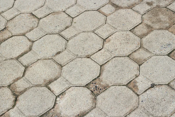 포장 타일, 시멘트 벽돌 바닥 배경 무늬 — 스톡 사진
