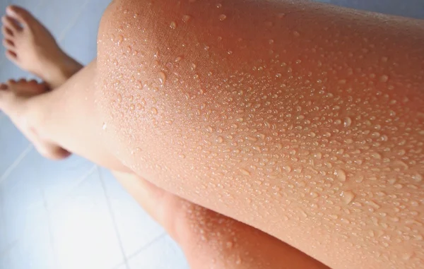 İnsan cilt ve ter, yumuşak odak