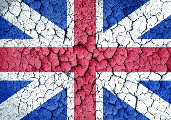 United Kingdom Grunge Flagge — Stockfoto