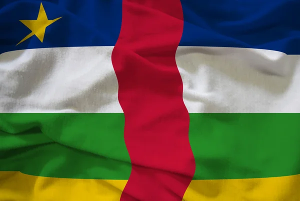 Central African Republic flag — Stock Photo, Image