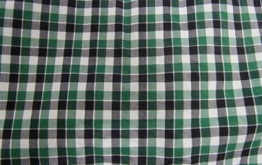 Parlak renkli yeşil ve mavi ekose Tekstil arka plan