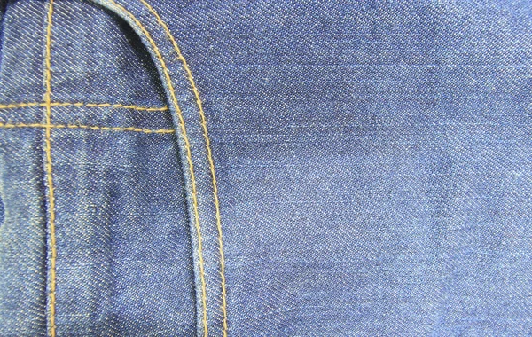 Modrá denim textury, pozadí, džíny — Stock fotografie