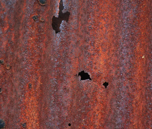 Rusted galvanized iron plate — Stock Photo, Image