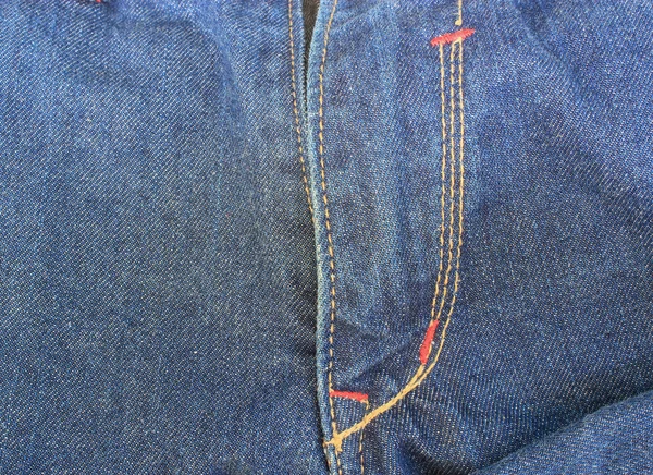 Jeans Textur mit Nähten — Stockfoto