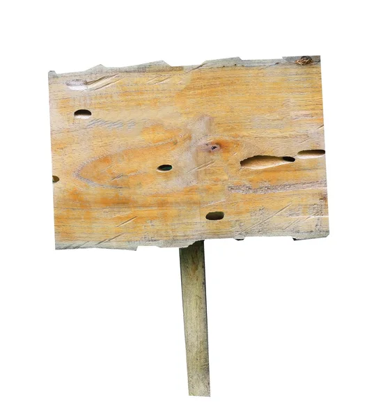 Tablero de madera textura fondo aislado en blanco — Foto de Stock