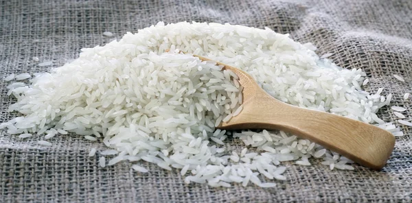 Текстура белого риса — стоковое фото