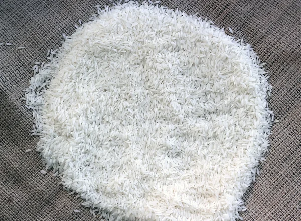 Beyaz pirinç doku — Stok fotoğraf