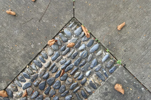 Masážní kamene chodník textury — Stock fotografie