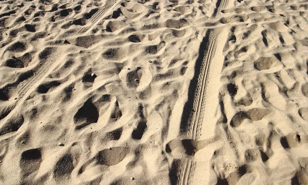Sand pattern of a beach — Stock Photo, Image