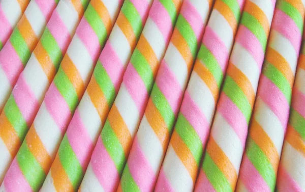 Sweet wafer rolls — Stock Photo, Image