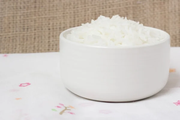 Cuenco lleno de arroz — Foto de Stock