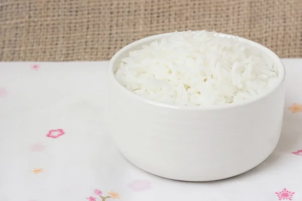 Cuenco lleno de arroz — Foto de Stock