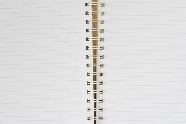 Abrir livro branco — Fotografia de Stock