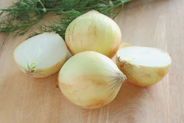 Cooking of Fresh onion — Stock Photo, Image