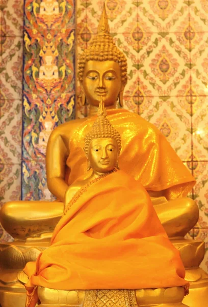 Statue buddha d'oro — Foto Stock