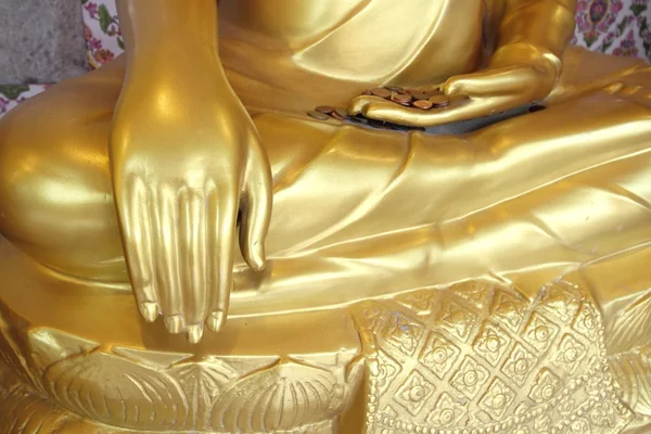 Altın Buda heykelleri — Stok fotoğraf