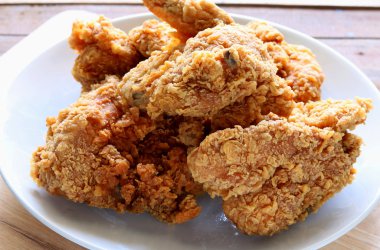 taze kızarmış tavuk