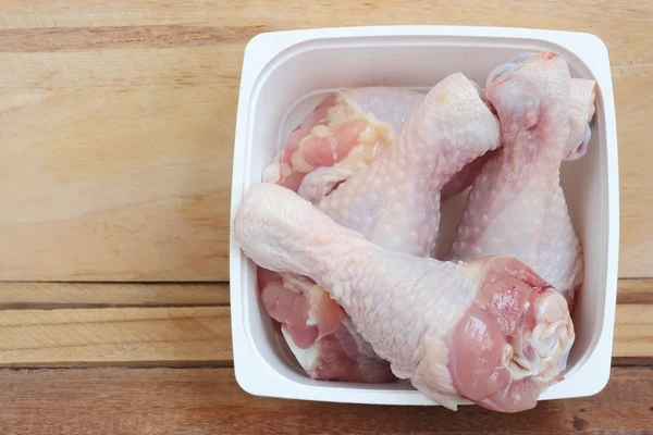 Cuisses de poulet crues fraîches — Photo