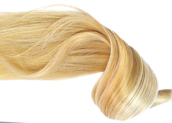 Kręcone blond włosy — Zdjęcie stockowe