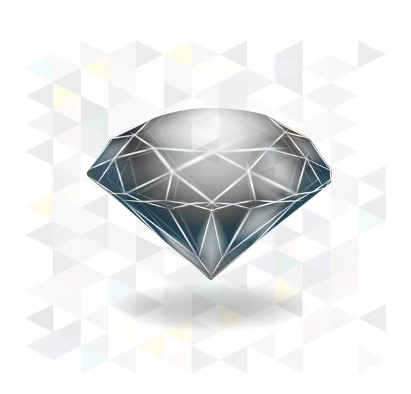 Schets diamant achtergrond — Stockvector