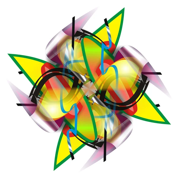 Mandala with 3D effect — Stock Photo, Image