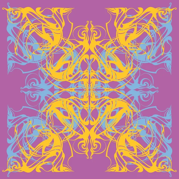 Purple and yellow pattern — Stock Photo, Image