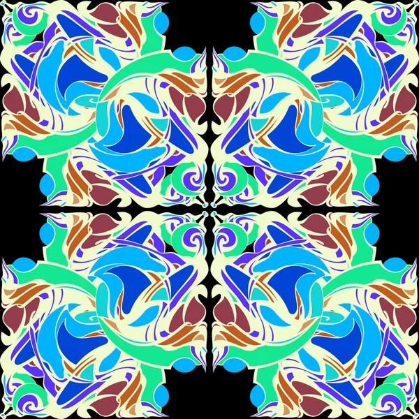 Mandala dekoratív Szemátakasztásos mintázás — Stock Fotó