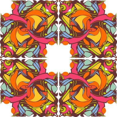 Mandala dekoratif dantel modeli