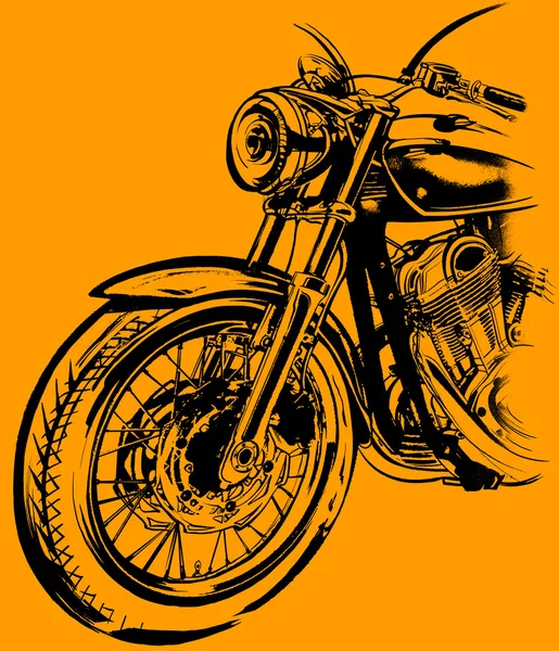 Bike in the grunge style — Stock Photo, Image