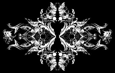 Vintage gül ve papatyalar