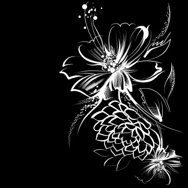 vintage tarzı çiçeklenir