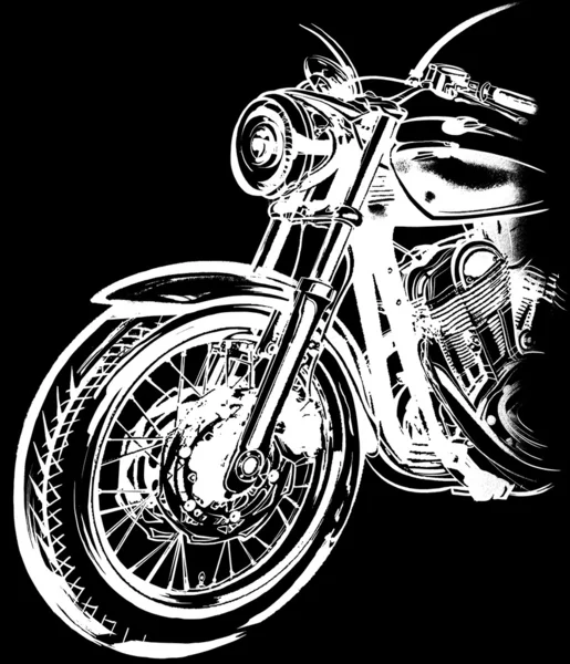 Bike in the grunge style — Stock Photo, Image