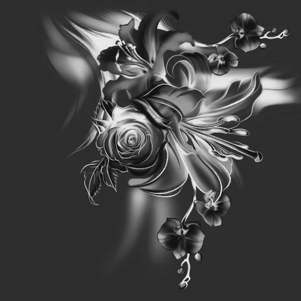 Çiçek çizim kalem