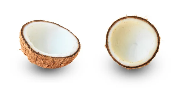Половина кокосового фона . — стоковое фото