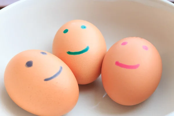 Albero sorridere uovo — Foto Stock