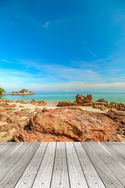 Tle spokojnej plaży — Zdjęcie stockowe